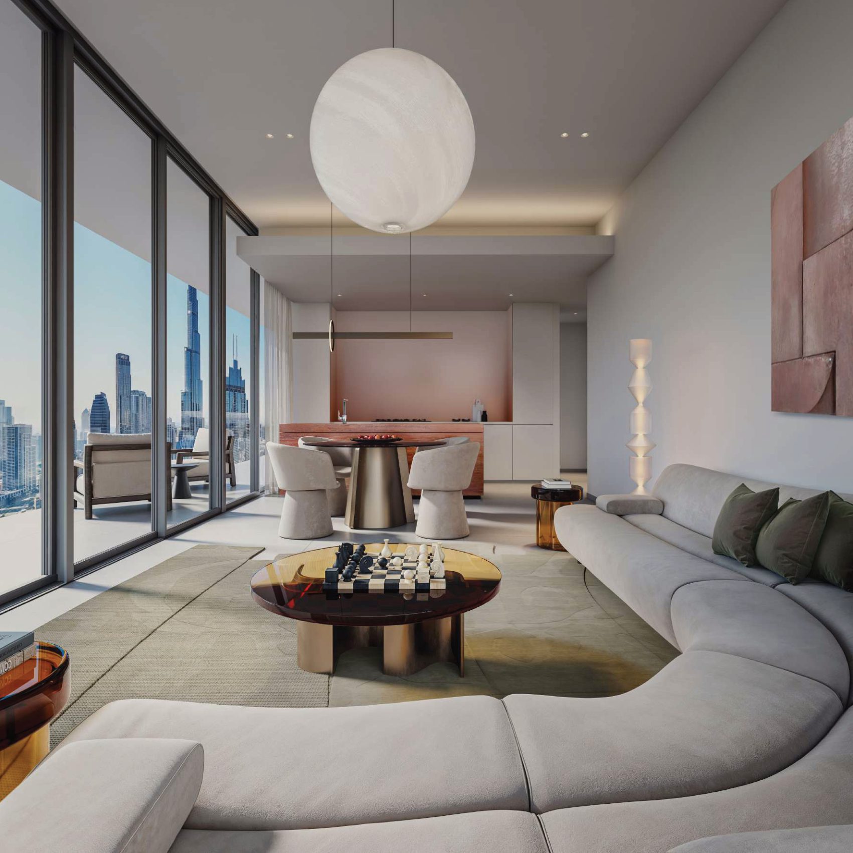 INAURA Downtown リビングルーム 別アングル